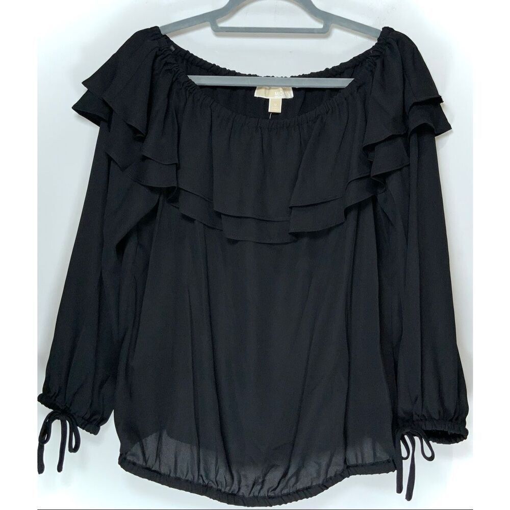 MICHAEL Michael Kors black blouse size Medium
